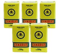 Canarias Yerba Maté Traditionnel 1.25 kg (5x250 g)- Le temps de vieillissement est de 12 mois - Yerba Maté d'Uruguay