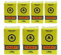 Canarias Yerba Maté Traditionnel 1.75 kg (7x250 g)- Le temps de vieillissement est de 12 mois - Yerba Maté d'Uruguay