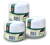 Canary Ointment P3-1 Pack de 3 Pots - Pommade pour Les Pattes de Tous Les Oiseaux - Baume, Crème - Oiseaux Insectivores, frugivores, perroquets - Pack de 3 Pots (3x20g)