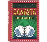 Canasta Score Sheets: Canasta Blank Score Sheet Notebook