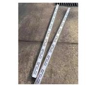 Canaux de drainage et grille en acier inoxydable - Drain de tranchée paysagère pour béton, fosse française plate et étroite pour eau pluviale - Lot de 6