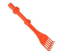 Canaux de toit | Outils de nettoyage Raute | Brome de fan de jardin | Poignée rotative | Petit râteau | Pilom de nettoyage des gouttières de pluie pour les toits, les gouttières et les zones difficile