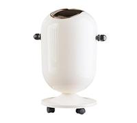 CANBAGE CANSE - CONTENEUR DE GARBAGE POUR UNE Rangement facile, poubelle de cuisine de 4 gallons avec roues, organisateur de recyclage pour le travail, restaurant, appartement, camping, 19.29x10.63x10