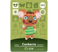 Canberra - Carte Amiibo Nintendo Animal Crossing Happy Home Designer - 232