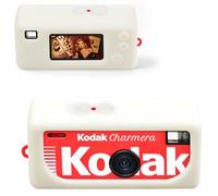 Canboc Boîtier en Silicone pour Kodak CHARMERA Porte-clés caméra numérique Blind Box, Mini Porte-clés Couverture caméra, caméra Non Incluse (Blanc Brumeux)