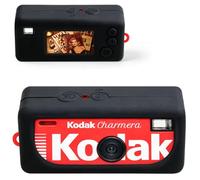 Canboc Boîtier en Silicone pour Kodak CHARMERA Porte-clés caméra numérique Blind Box, Mini Porte-clés Couverture caméra, caméra Non Incluse (Noir)