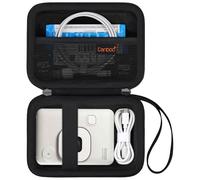 Canboc Coque Compatible avec l'imprimante Thermique Portable vretti tp6, Bluetooth Mini Pocket Hot Paper Printer Box, câble USB, Noir