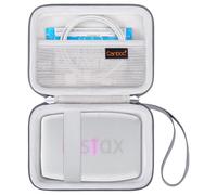 Canboc Coque Rigide pour Fujifilm instax Mini Link 2 / instax Mini Link imprimante Smartphone/Fujifilm instax Mini Evo Appareil Photo instantané, Blanc cassé