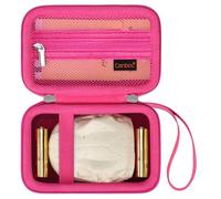 Canboc étui de Transport pour Canon PowerShot V1 caméra Hybride, V1 Point et Shoot 4K vidéo Vlogging Sac de caméra, Poche en Maille Convient câble USB, rosé (étui Seulement)