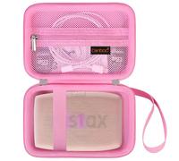 Canboc Etui de Transport pour imprimante de Smartphone Fujifilm Instax Mini Link 3 2 1, Poche en Maille Film et câble instantanés, Rose foncé (étui Seulement)