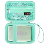 Canboc Etui de Transport pour imprimante de Smartphone Fujifilm Instax Mini Link 3 2 1, Poche en Maille Film et câble instantanés, Vert Menthe (étui Seulement)