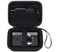 Canboc Etui de Transport pour Kodak PIXPRO C1 Caméra numérique Zoom/Canon Ixus 285 HS A/Ixus 285 HS Caméra numérique, câble de Poche Mesh, Adaptateur, Carte SD, Noir(étui Uniquement)