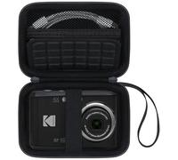 Canboc étui de Transport pour Kodak PIXPRO FZ45 / FZ55 16 MP caméra numérique, FZ45 vidéo Vlogging Sac de caméra, câble de Poche en Maille, Carte SD, Noir (étui Seulement)