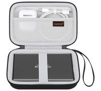 Canboc étui de Transport pour Maxone 250GB 320GB 500GB 1TB 2TB Ultra Mince Portable Disque Dur Externe HDD USB 3.0, Poche en Maille Convient Dongle, lecteurs Flash, câble USB, Carte SD, Noir