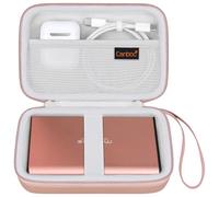 Canboc étui de Transport pour Maxone 250GB 320GB 500GB 1TB 2TB Ultra Mince Portable Disque Dur Externe HDD USB 3.0, Poche en Maille Convient Dongle, lecteurs Flash, câble USB, Carte SD, Or Rose