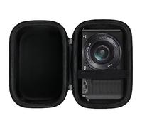 Canboc étui de Transport pour Sony Alpha ZV-E10 / ZV-E10L APS-C caméra numérique sans Miroir à Objectif Interchangeable, Sac de caméra vidéo Vlogging 4K, lentille 16-50mm adaptée, Noir
