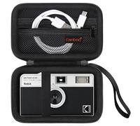 Canboc Étui de Voyage pour Appareil Photo Kodak Ektar h35 / h35n / M35 / F9 / m38 Demi - Cadre, Sac pour Appareil Photo Fool, Poche zippée en Maille pour Film,Noir