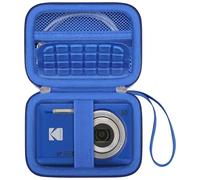 Canboc Etui Dur pour Kodak PIXPRO FZ55 / FZ45 / FZ43 / FZ53 Appareil Photo numérique 16MP, Sac de caméra Vlogging, câble de Poche à Fermeture éclaire, Carte SD, Bleu (étui Seulement)