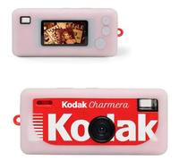 Canboc Etui en Silicone pour Kodak CHARMERA Porte-clés Caméra numérique Boîte Aveugle, Mini Porte-clés Cover Caméra, Caméra Non Include (Transparent)