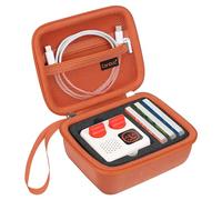 Canboc étui Portable Compatible avec Yoto Mini Lecteur Audio et Musical de Voyage Bluetooth, Haut - Parleur à Poche Rigide pour Lire des Cartes et des câbles de Livres Audio, Orange