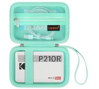 Canboc Etui pour Kodak Mini 2 Retro 4PASS imprimante Photo Portable/Kodak Mini Shot 2 Retro 4PASS 2-en-1 Appareil Photo numérique instantané, Sac en Maille Convient au Papier Photo et au câble, Vert