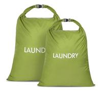CANBOX Sac à Linge Sale, Lot de 2 - Nylon Imperméable Sac Linge Sale de Voyage, Pliables Laundry Bag Wet Dry Bag pour Les Camps et Vacances