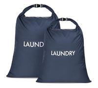 CANBOX Sac à Linge Sale, Lot de 2 - Nylon Imperméable Sac Linge Sale de Voyage, Pliables Laundry Bag Wet Dry Bag pour Les Camps et Vacances