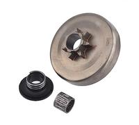 Cancanle Engrenage à vis sans fin de roulement de pignon de tambour d'embrayage pour Husqvarna 340 345 350 445 445E 450 450E Tronçonneuse .325" 7 dents