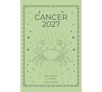 Cancer 2027 Astro Diary with Predictions in B&W with Mint Green: 2027 Horoscope for Cancer by Scribbled Fox