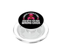 Cancer a Choisi Un Combat avec la Mauvaise Reine Afro Poussin PopSockets PopGrip pour MagSafe