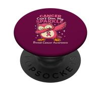 Cancer Can't Dim My Sparkle Dabbing Owl Support de Sensibilisation PopSockets PopGrip Adhésif
