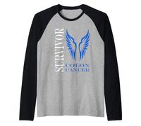 Cancer Colon Awareness Survivor Limited edtion Colon Cancer Manche Raglan