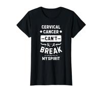 Cancer du col utérin ne Peut Pas briser Mon Esprit T-Shirt Graphique avec Valeur
