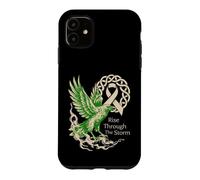 Cancer du poumon du Corbeau Viking - Rise Through The Storm - Cancer Coque pour iPhone 11