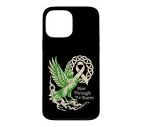 Cancer du poumon du Corbeau Viking - Rise Through The Storm - Cancer Coque pour iPhone 13 Pro Max
