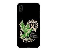 Cancer du poumon du Corbeau Viking - Rise Through The Storm - Cancer Coque pour iPhone XS Max
