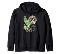 Cancer du poumon du Corbeau Viking - Rise Through The Storm - Cancer Sweat à Capuche