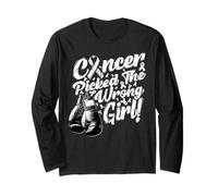 Cancer du poumon Picked Wrong Girl Awareness Support Wear Manche Longue