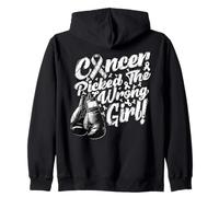 Cancer du poumon Picked Wrong Girl Awareness Support Wear Sweat à Capuche
