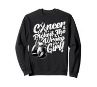Cancer du poumon Picked Wrong Girl Awareness Support Wear Sweatshirt