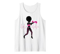 Cancer du Sein Black Girl Magic Afro Femmes Peau Marron Débardeur