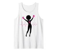 Cancer du Sein Black Girl Magic Afro Femmes Peau Marron Débardeur