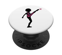 Cancer du Sein Black Girl Magic Afro Femmes Peau Marron PopSockets PopGrip Adhésif