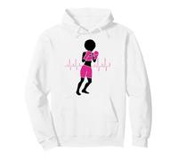 Cancer du Sein Black Girl Magic Afro Femmes Peau Marron Sweat à Capuche