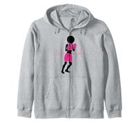 Cancer du Sein Black Girl Magic Afro Femmes Peau Marron Sweat à Capuche