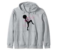 Cancer du Sein Black Girl Magic Afro Femmes Peau Marron Sweat à Capuche