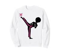 Cancer du Sein Black Girl Magic Afro Femmes Peau Marron Sweatshirt