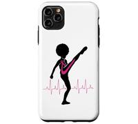 Cancer du Sein Black Girl Magic Afro Women Fight Kick Survive Coque pour iPhone 11 Pro Max