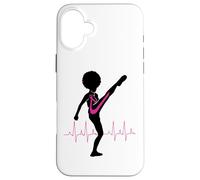 Cancer du Sein Black Girl Magic Afro Women Fight Kick Survive Coque pour iPhone 16 Plus
