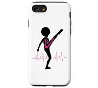Cancer du Sein Black Girl Magic Afro Women Fight Kick Survive Coque pour iPhone SE (2020) / 7/8